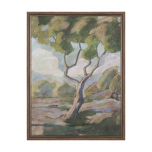 Landscape Tapestry I by Mercana Studio Hand-Embellished Textured Framed Canvas Artwork