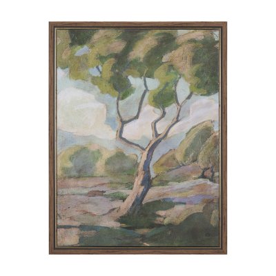 102762-FL - Landscape Tapestry I by Mercana Studio Hand-Embellished Textured Framed Canvas Artwork