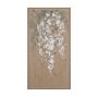 102770-FS - White Wisteria I by Mercana Studio Hand-Embellished Textured Framed Canvas Artwork