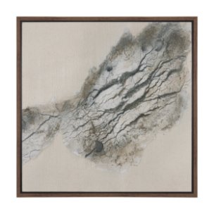 Emanation by Ira Havuka Hand-Embellished Textured Framed Canvas Artwork
