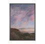 102783-FL - Crescent Sunset I by Mercana Studio Hand-Embellished Textured Framed Canvas Artwork