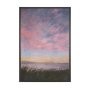 102784-FL - Crescent Sunset II by Mercana Studio Hand-Embellished Textured Framed Canvas Artwork