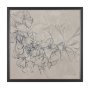 102785-FS - Ginkgo Shadows I by Mercana Studio Hand-Embellished Textured Framed Canvas Artwork