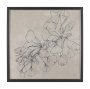 102786-FS - Ginkgo Shadows II by Mercana Studio Hand-Embellished Textured Framed Canvas Artwork
