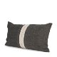 71432 - Cooper 14x26 Lumbar Black w/ Cream Stripe Decorative Pillow Cover