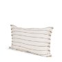 71446 - Willow 13x21 Lumbar Cream w/ Camel Stripes Decorative Pillow Cover