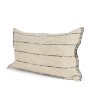 71448 - Lyle 14x26 Lumbar Oatmeal w/ Black Stripes Decorative Pillow Cover