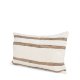 71460 - Maryn 13x21 Lumbar Cream w/ Brown Stripes Decorative Pillow Cover