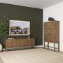 71414 - Truss Cool Brown Wood 4 Door Closed Sideboard
