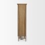 71323 - Hollis Gray-Brown Wood Curio Cabinet