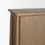 71323 - Hollis Gray-Brown Wood Curio Cabinet
