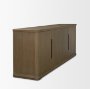 71325 - Alden Medium Brown Wood 4-Door Closed Sideboard