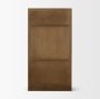 71328 - Henry Dark & Light Brown Oak Wood w/ Glass Doors Curio Cabinet