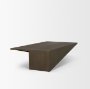 71333 - West Mid-Brown Oak Wood Rectangular Coffee Table
