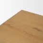 71334 - West Light Brown Oak Wood Rectangular Coffee Table