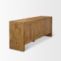 71335 - Notts Brown Wood 4-Door Closed Sideboard