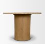 71341-AB - Siena 42" Round Travertine Pedestal Dining Table