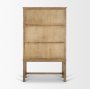 71415 - Truss Cool Brown Wood 6 Door Tall Cabinet