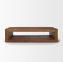 71383 - Dunmore Solid Wood Rectangular Open Shelf Coffee Table