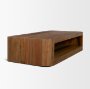 71383 - Dunmore Solid Wood Rectangular Open Shelf Coffee Table