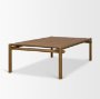 71384 - Riven Oak Wood Rectangular Coffee Table
