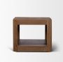 71385 - Dunmore Solid Wood Rectangular Open Shelf Side Table