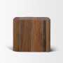 71385 - Dunmore Solid Wood Rectangular Open Shelf Side Table