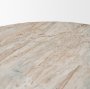71389-AB - Ravello 42" Pink Marble Swirl Pedestal Base Round Dining Table