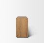 71392 - Travona Oak Wood w/ Travertine 6 Drawer Dresser