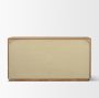 71392 - Travona Oak Wood w/ Travertine 6 Drawer Dresser