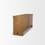 71393 - Alcott Brown Wood 4 Door Closed Sideboard