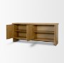 71393 - Alcott Brown Wood 4 Door Closed Sideboard