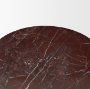 71394 - Bellancia Rosso Red Levanto Marble Pedastal Side Table