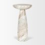 71396 - Bellancia Rosa Pink Marble Pedestal Side Table