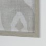 12926 - Shadow Ikat V by Chariklia Zarris a Hand Embellished Textured Framed Art Print Matted under Glass