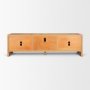 71230 - Belford 94" Light Brown Oak Wood Media Console