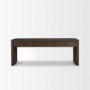 71234 - Belford 72" Dark Brown Oak Wood Console Table