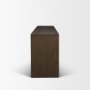 71234 - Belford 72" Dark Brown Oak Wood Console Table