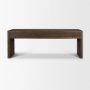 71234 - Belford 72" Dark Brown Oak Wood Console Table