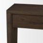 71234 - Belford 72" Dark Brown Oak Wood Console Table