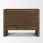 71236 - Belford 3-Drawer Dark Brown Oak Wood Closed Nightstand