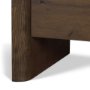 71236 - Belford 3-Drawer Dark Brown Oak Wood Closed Nightstand