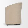 71319 - Sondra Beige Performance Fabric Upholstered Club Dining Chair