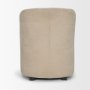 71319 - Sondra Beige Performance Fabric Upholstered Club Dining Chair