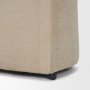 71319 - Sondra Beige Performance Fabric Upholstered Club Dining Chair