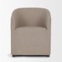 71320 - Sondra Gray Performance Fabric Upholstered Club Dining Chair