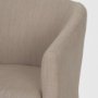 71320 - Sondra Gray Performance Fabric Upholstered Club Dining Chair