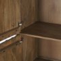 71415 - Truss Cool Brown Wood 6 Door Tall Cabinet