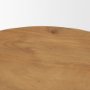 71418 - Stack Light Brown Wood Geometric Accent Table