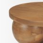 71418 - Stack Light Brown Wood Geometric Accent Table